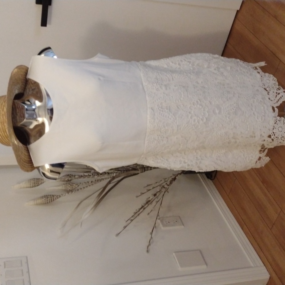 NEW Sheilay sleeveless white dress ptp 19.5